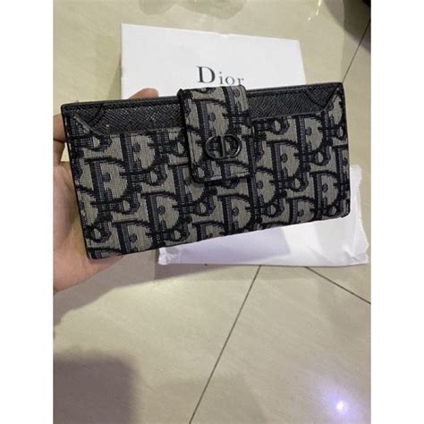 dompet dior asli|bahan Dior ori.